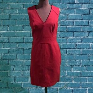 Banana Republic red professional dress